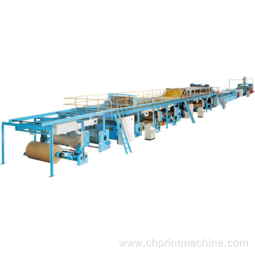 5 layers corrugated cardboard Production line